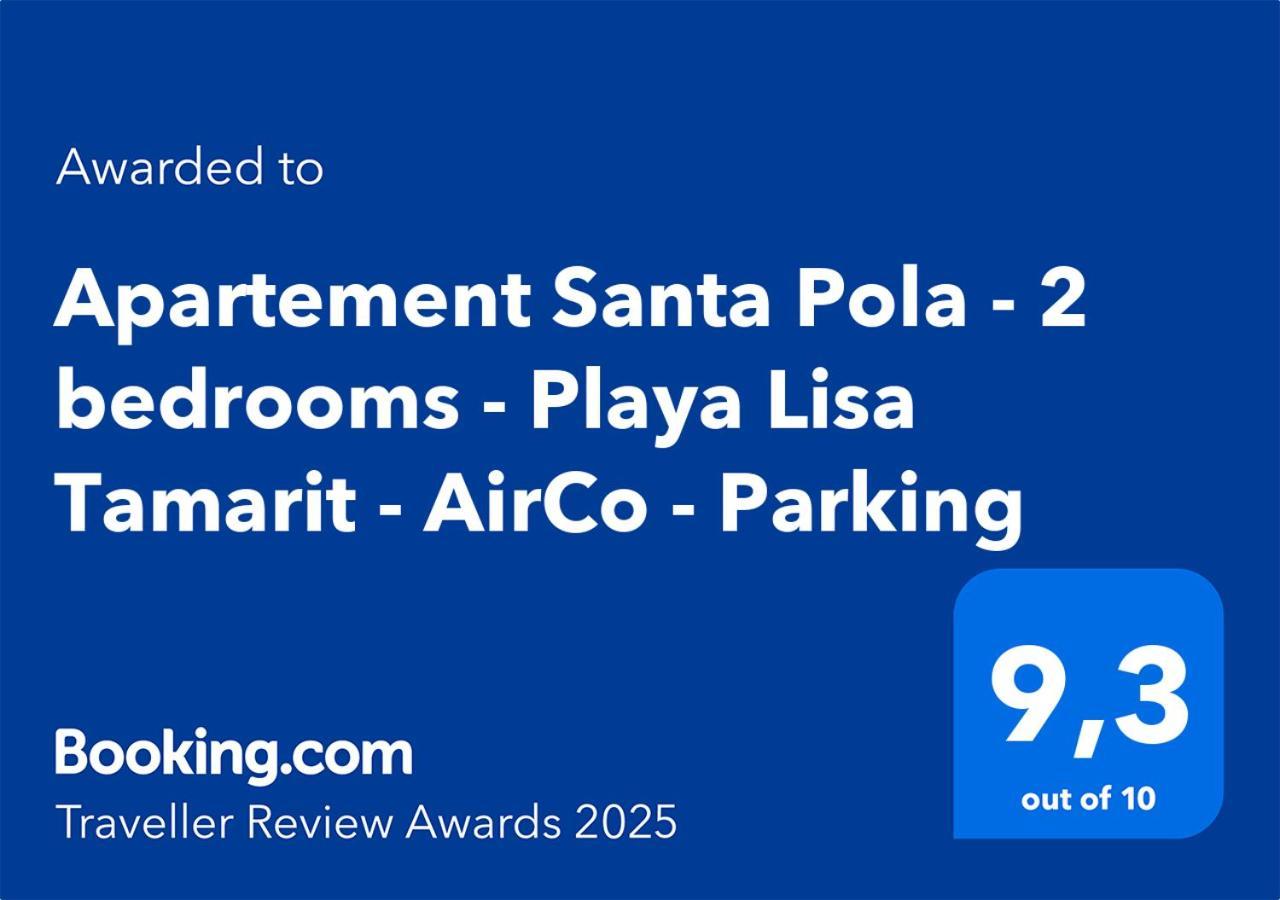 Apartement Santa Pola - 2 Bedrooms - Playa Lisa Tamarit - Airco - Parking Ngoại thất bức ảnh